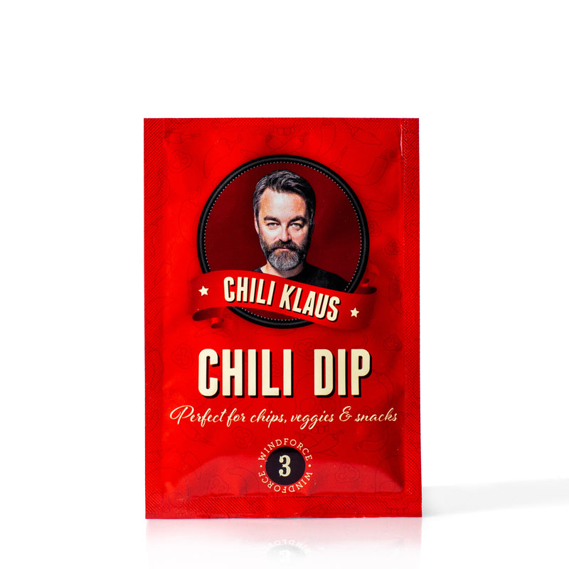 Five sachets of Chili Dip w. 3