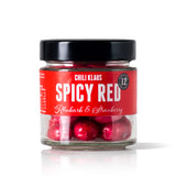 spicy drops with rhubarb