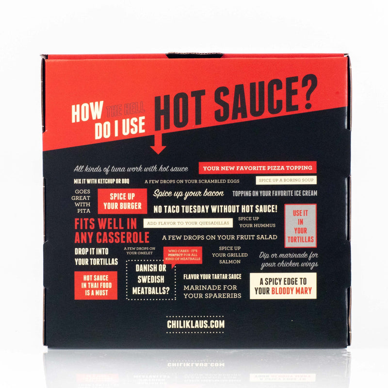 Chili Klaus - Hot Sauce 3-pack version 2 (4 + 8 + 14)