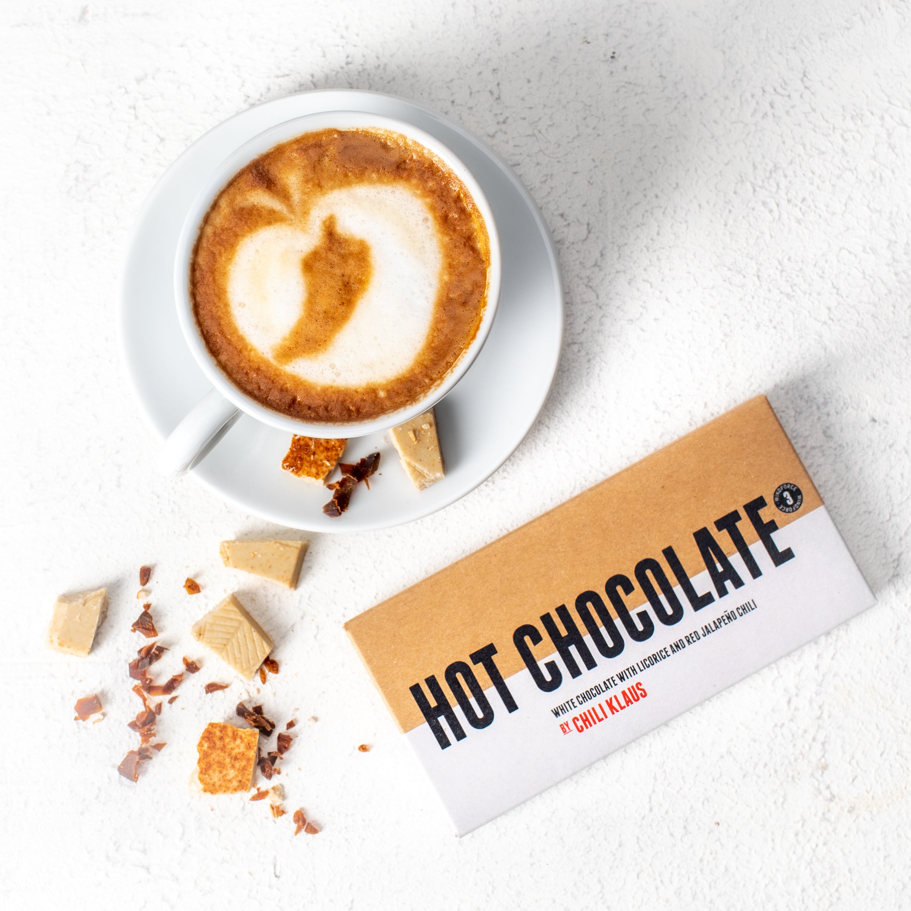 Hot Chocolate - White Chocolate With Licorice And Red Jalapeño Chili